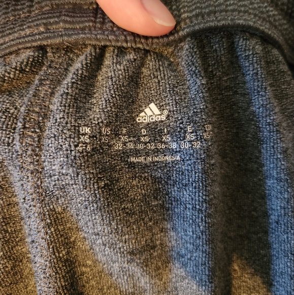Adidas Women's Gray Jogger Capris - Picture 3 of 3